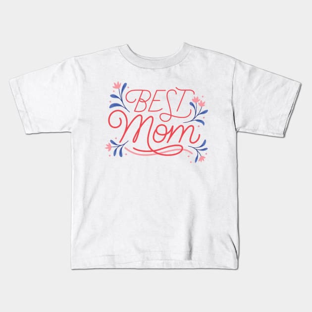 Best knitting mom ever Kids T-Shirt by Fanu2612